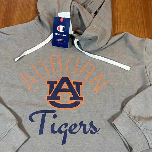 Auburn Tigers Hoodie Mens‎ Large NCAA Football Pullover Sweatshirt Champion New - Picture 2 of 10